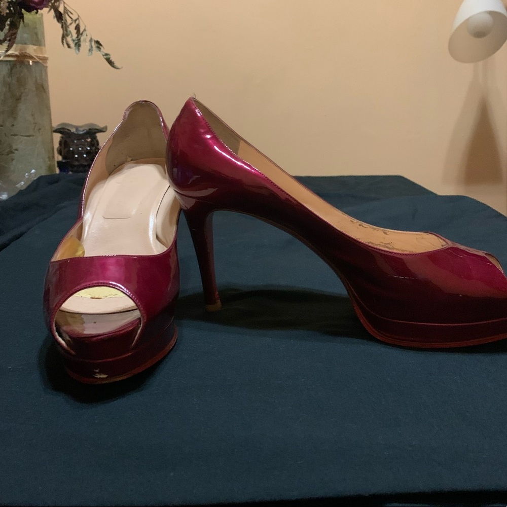 Candy Apple Red bottoms heels